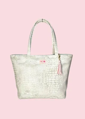 Makeup Junkie Bags - Ice Gator Pearl Tote [Pre-Order]