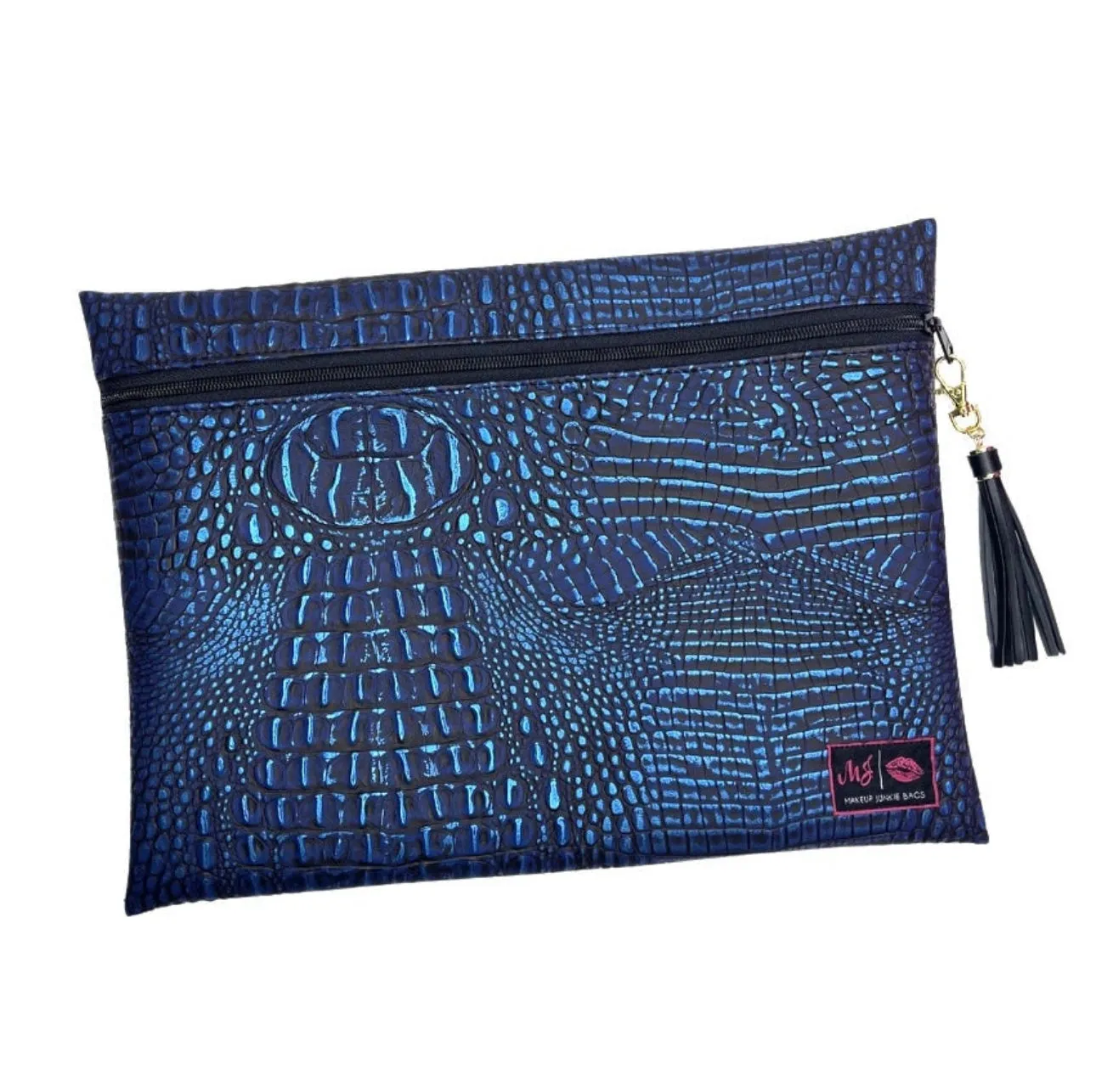 Makeup Junkie Bags - Ice Indigo Gator Laptop Case [Pre-Order]