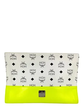 MCM Monogram Canvas Oversized Clutch Pouch