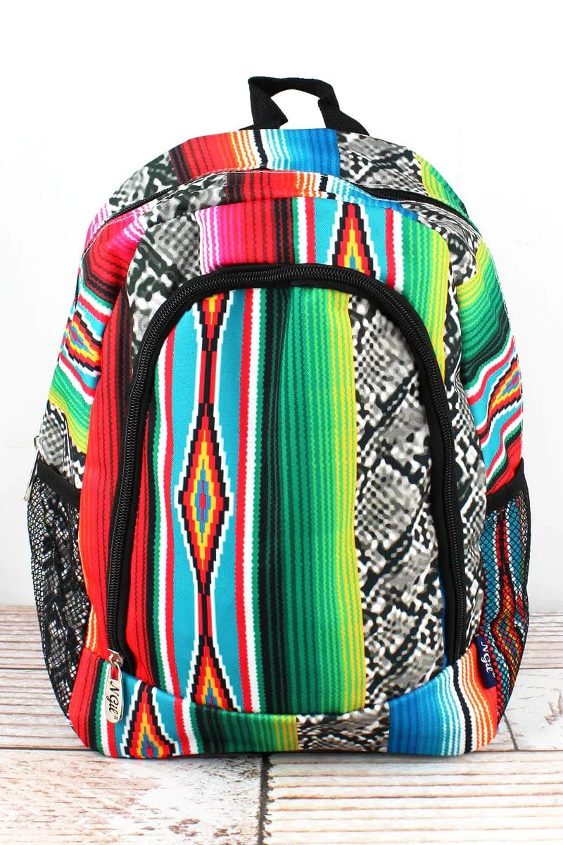 Medium Snake serape BACKPACK