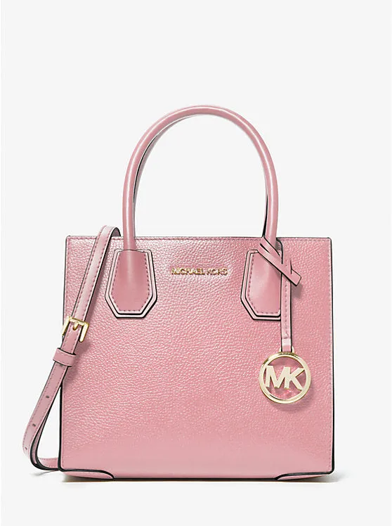 Michael Kors Mercer Medium Pebbled Leather Crossbody Bag