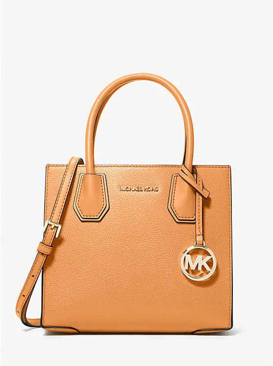 Michael Kors Mercer Medium Pebbled Leather Crossbody Bag