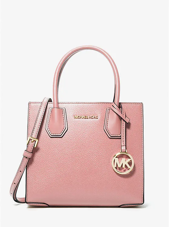 Michael Kors Mercer Medium Pebbled Leather Crossbody Bag