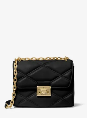 Michael Kors Serena Small Quilted Faux Leather Crossbody Bag