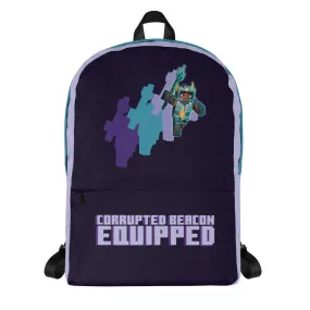 Minecraft Dungeons Corrupted Beacon Equipped Backpack