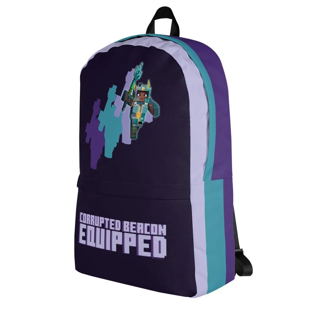 Minecraft Dungeons Corrupted Beacon Equipped Backpack