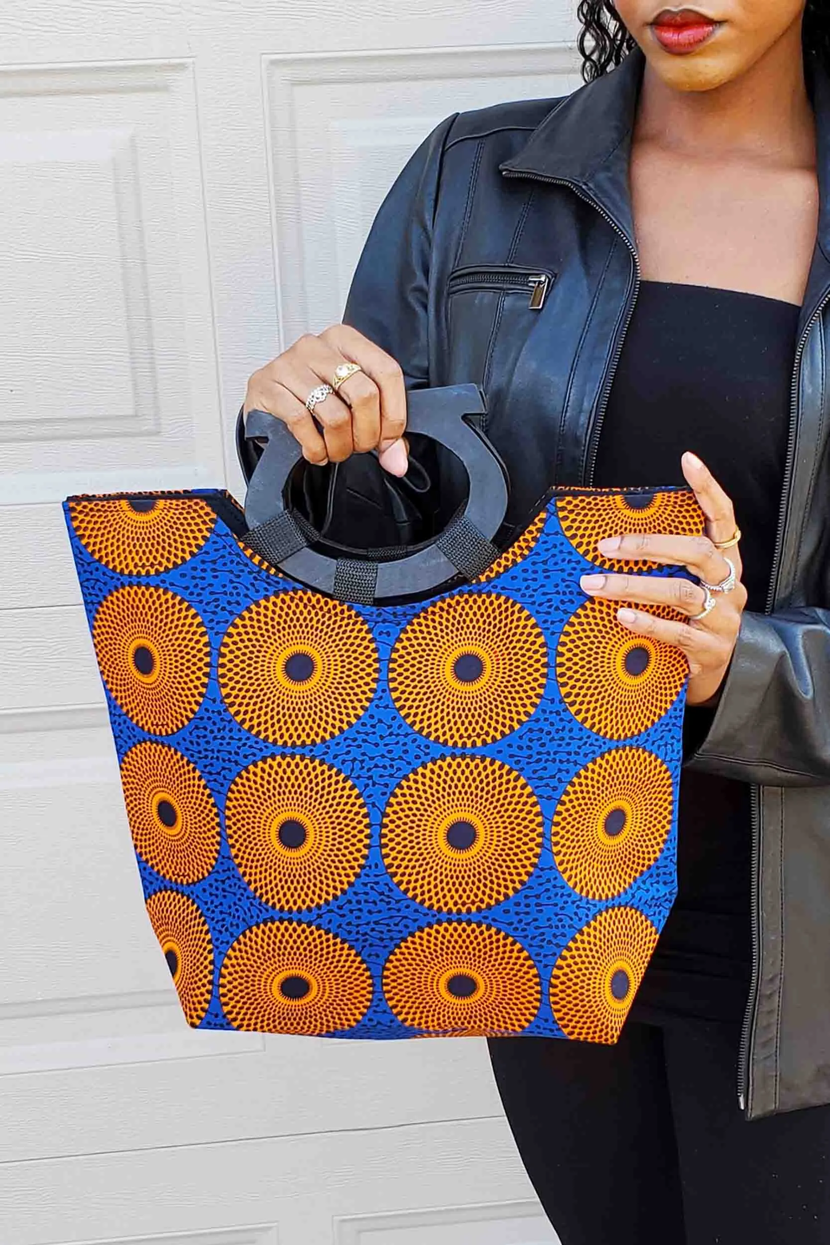 Morah African Print Tote Bag