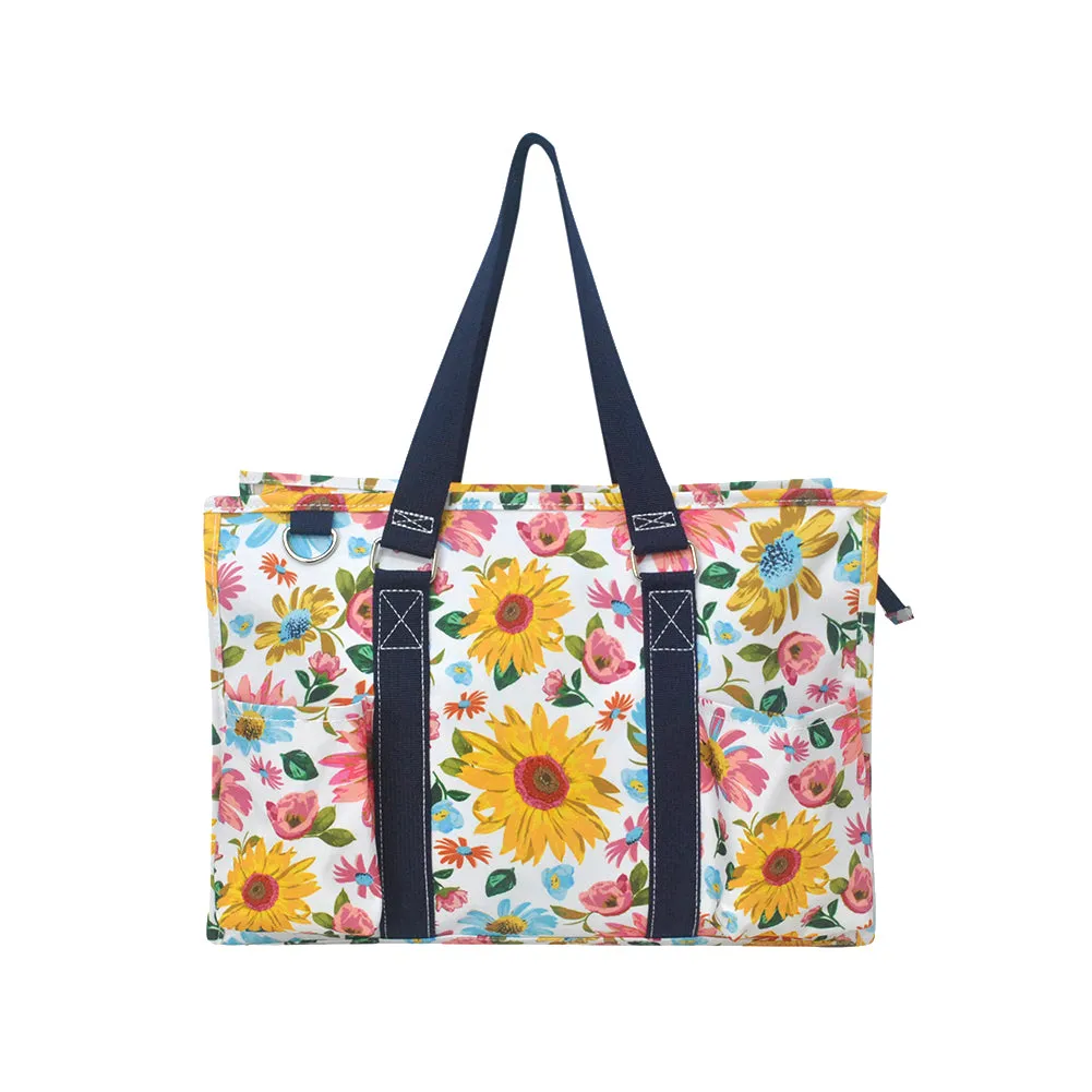 Petal Daydream NGIL Zippered Caddy Organizer Tote Bag