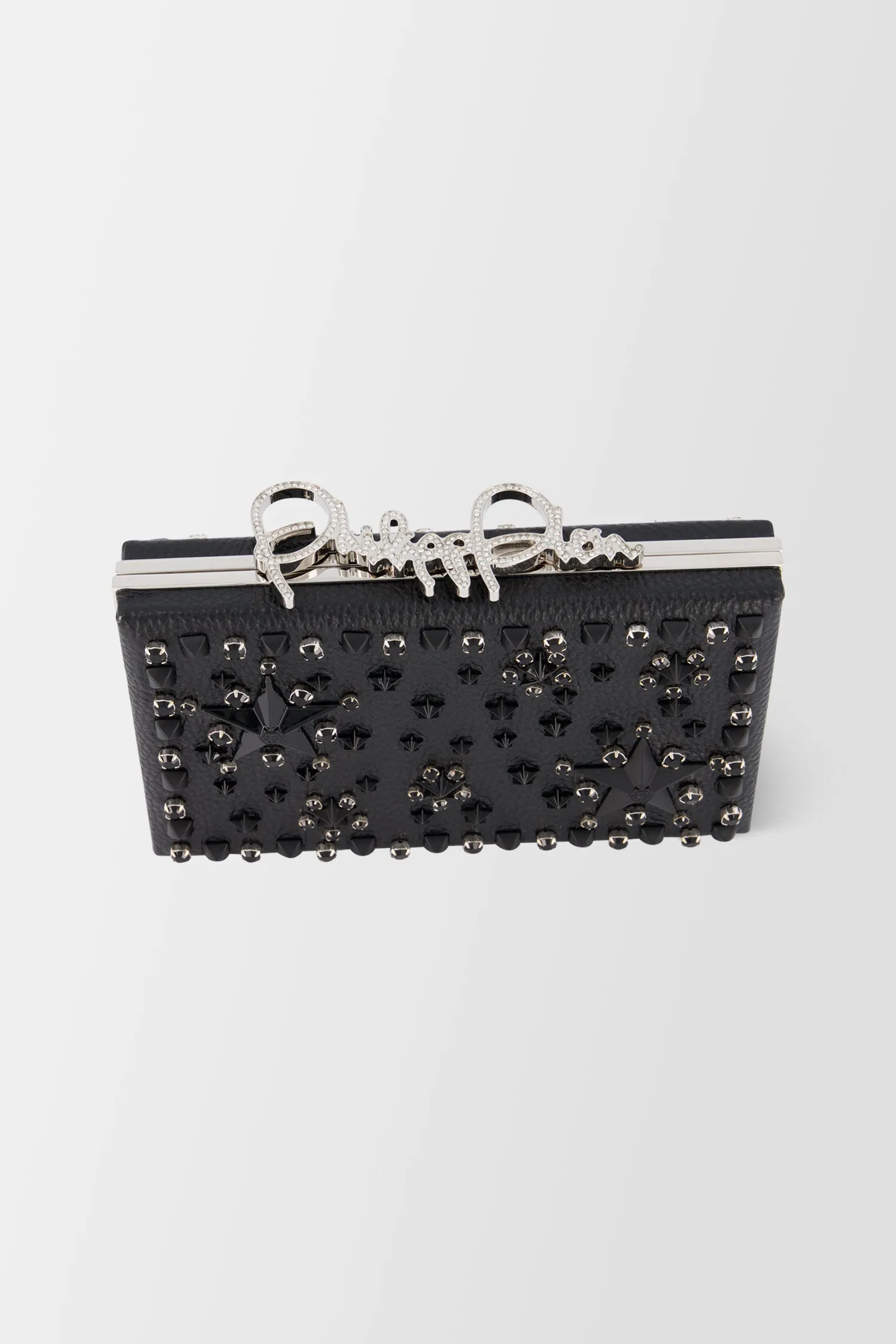 Philipp Plein Black Signature Clutch