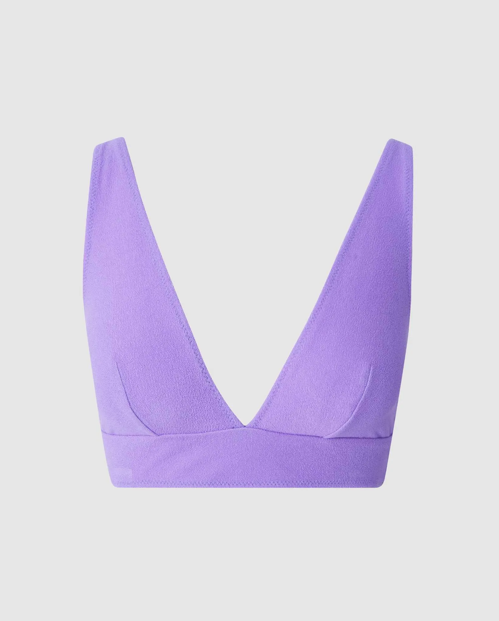 Plunge Bikini Top Electric Lilac