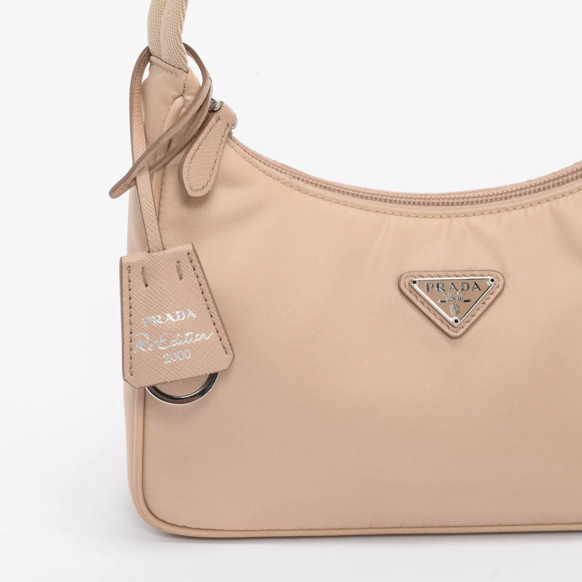 Prada Beige Nylon Re-Edition 2000 Bag