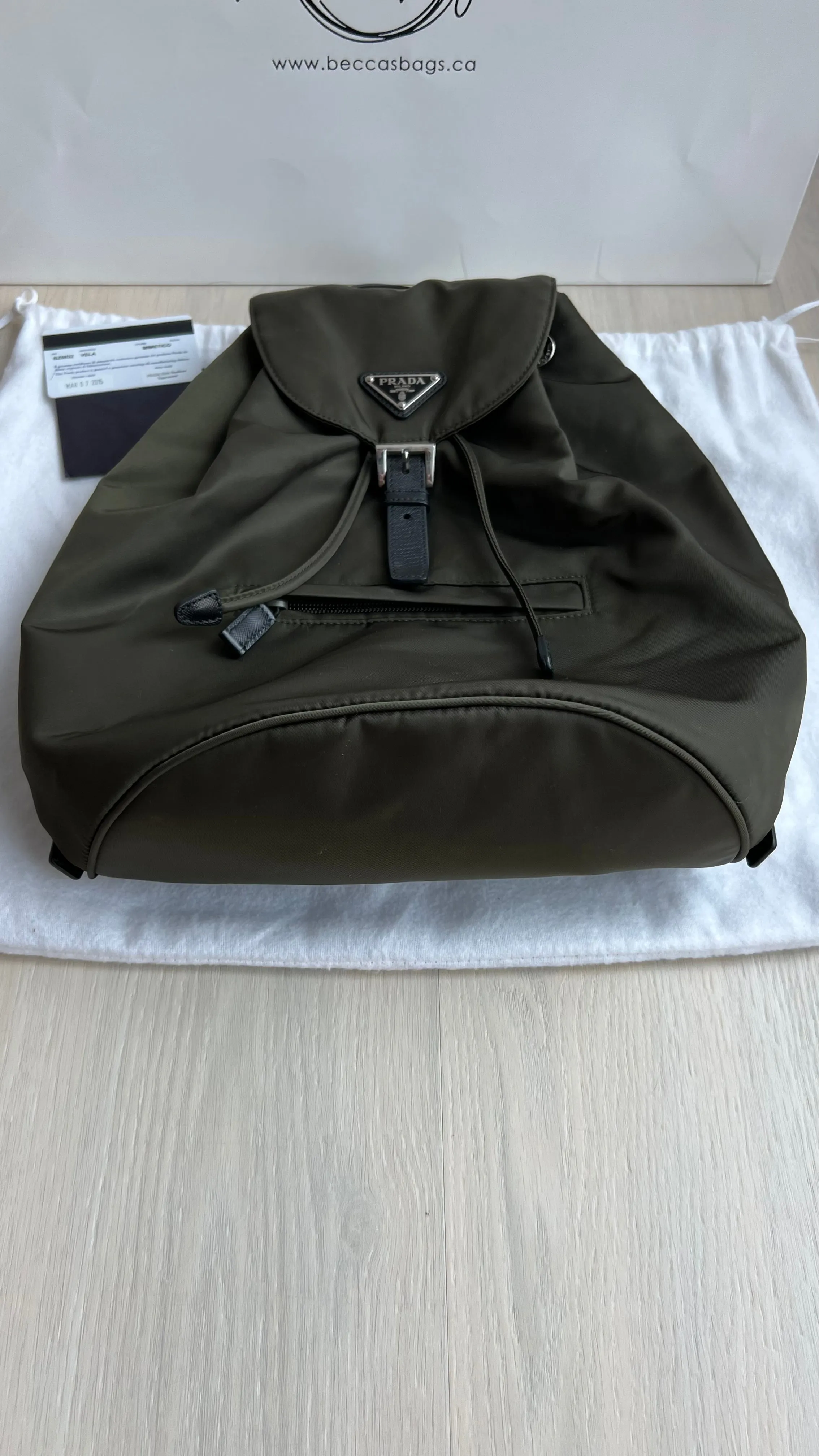 Prada Nylon Backpack