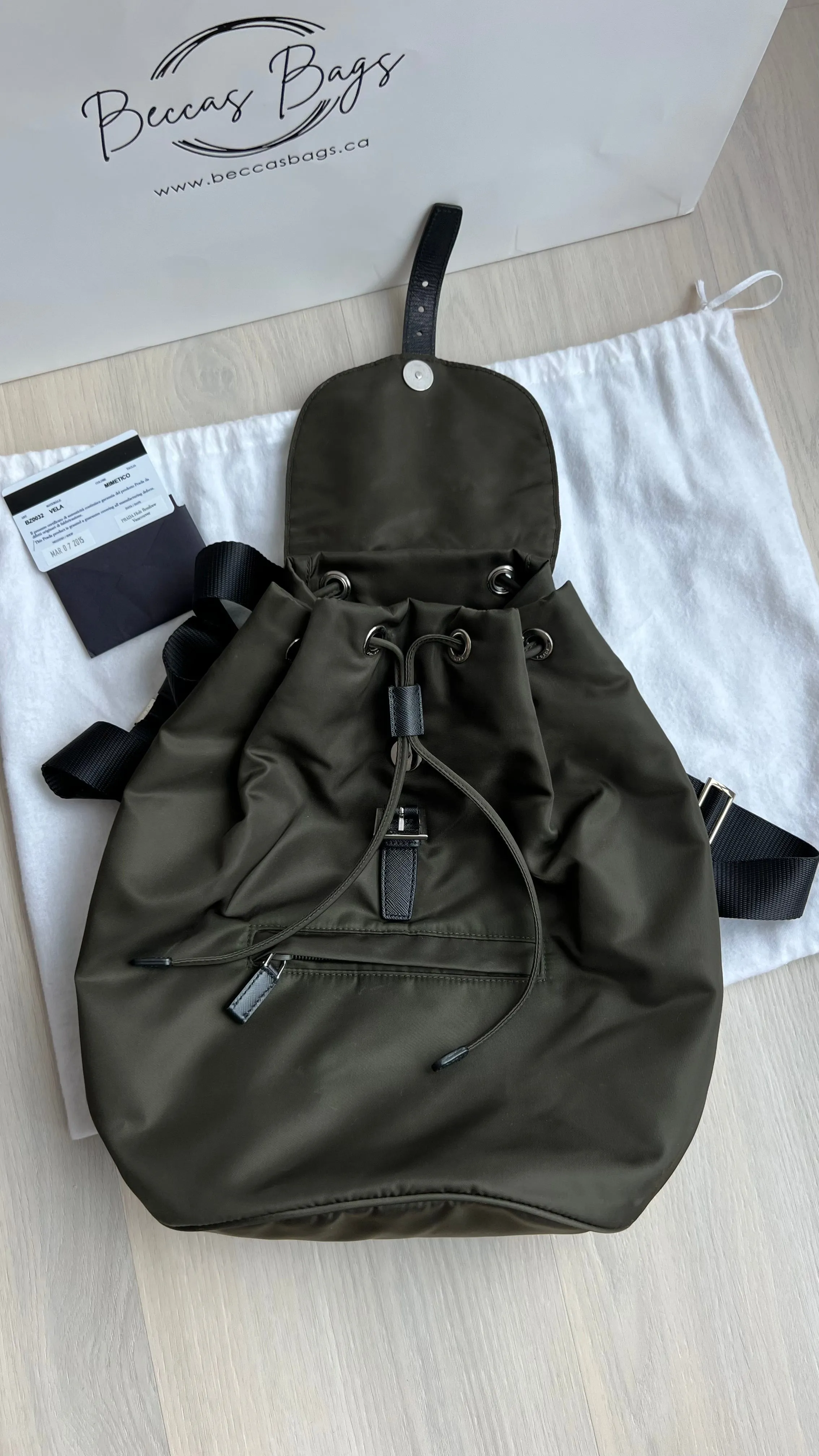 Prada Nylon Backpack