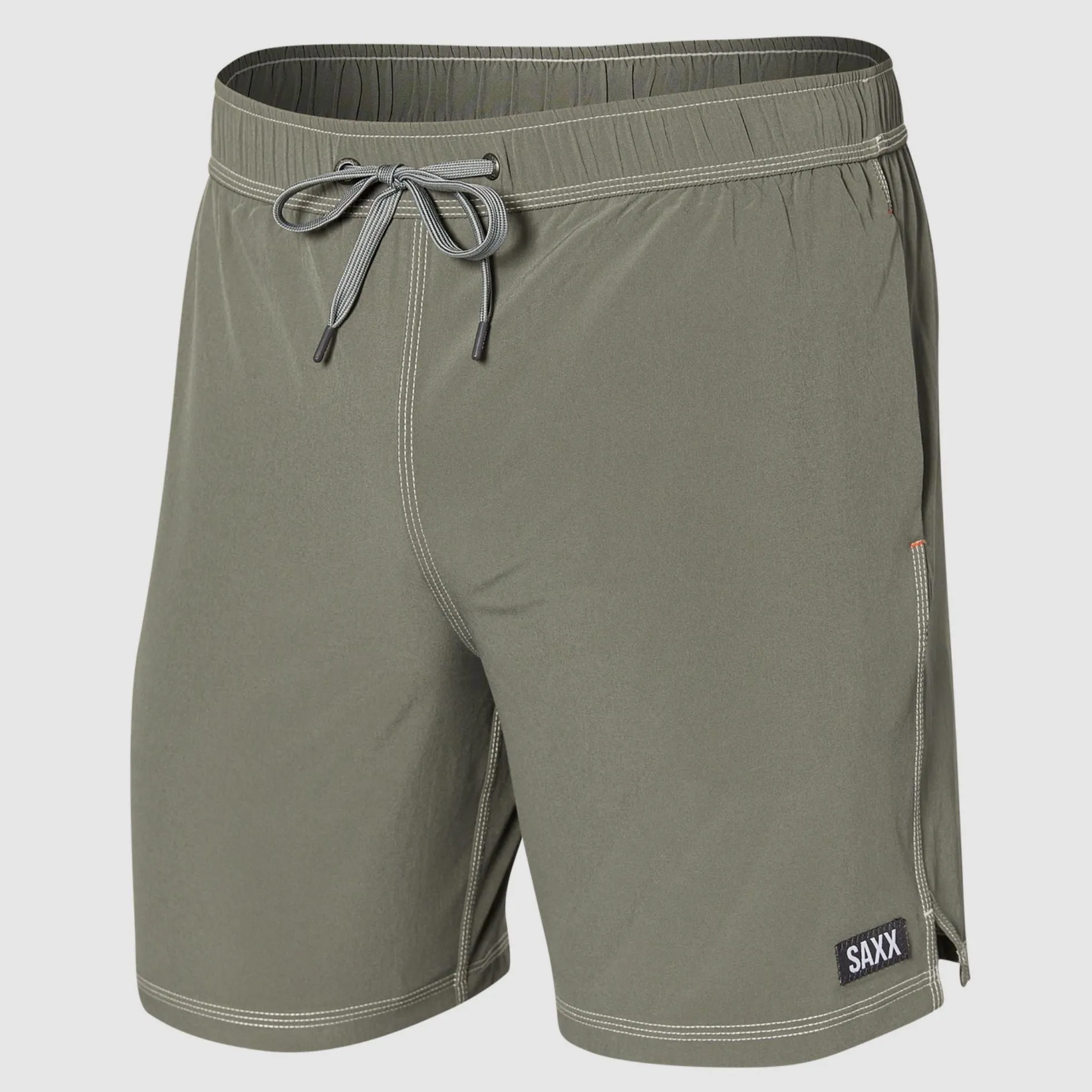 SAXX Oh Buoy Men's 7 Swim Trunks in Cargo Grey