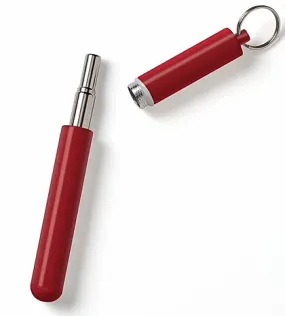 Sport Dark Red Telescopic Reusable Straw