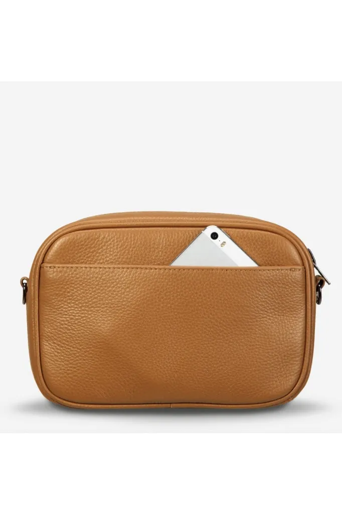 Status Anxiety - Plunder With Webbed Strap - Bag - Tan