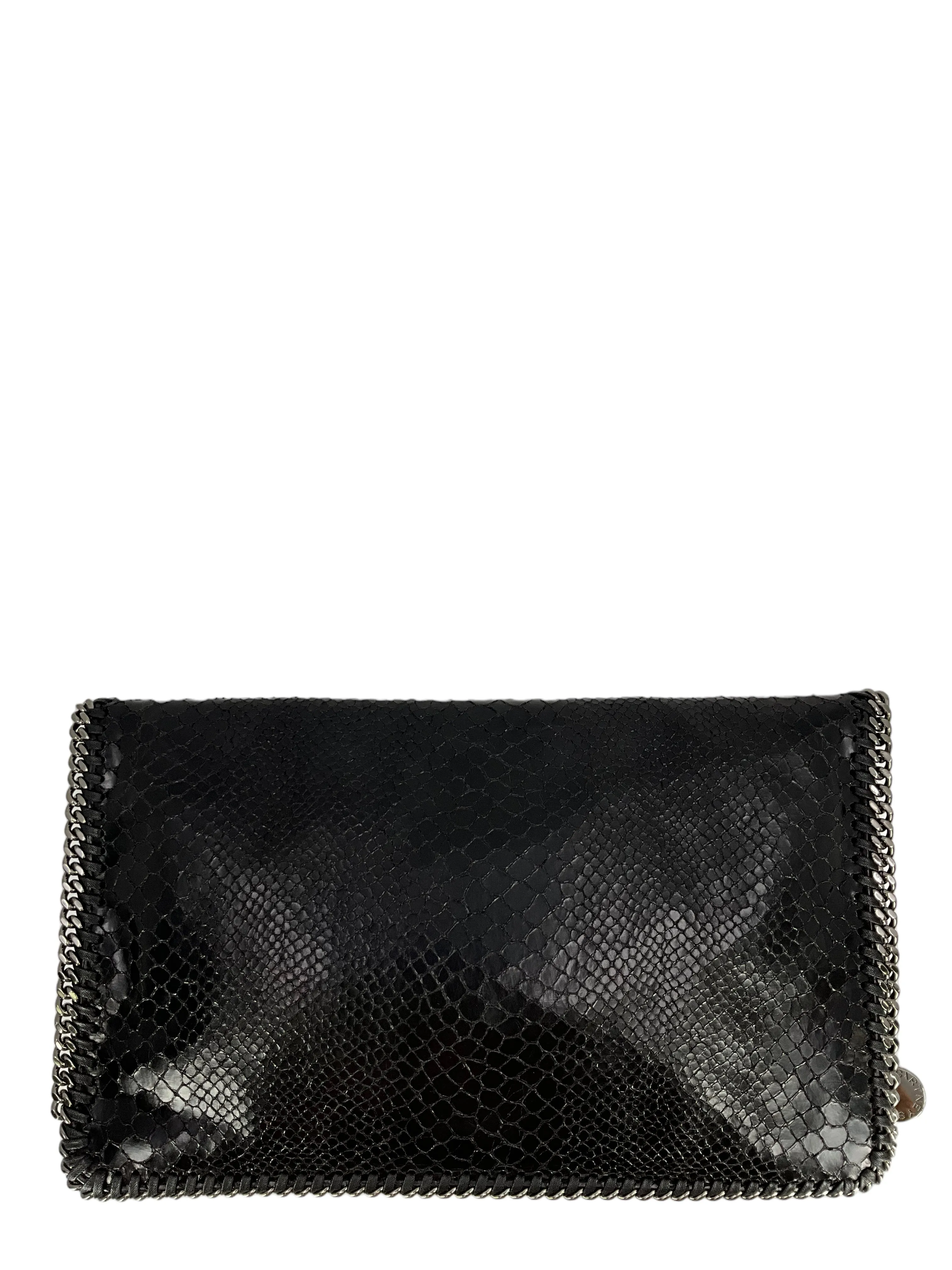 Stella McCartney Falabella Vegan Python Clutch