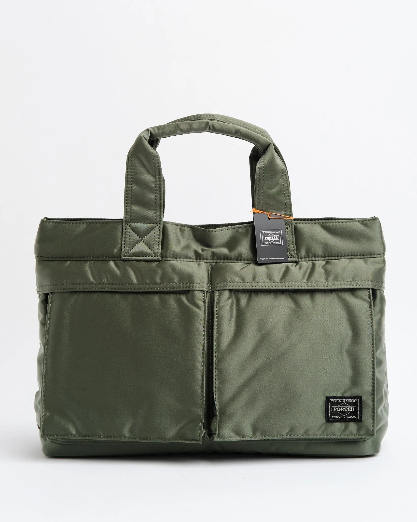 TANKER TOTE BAG SAGE GREEN