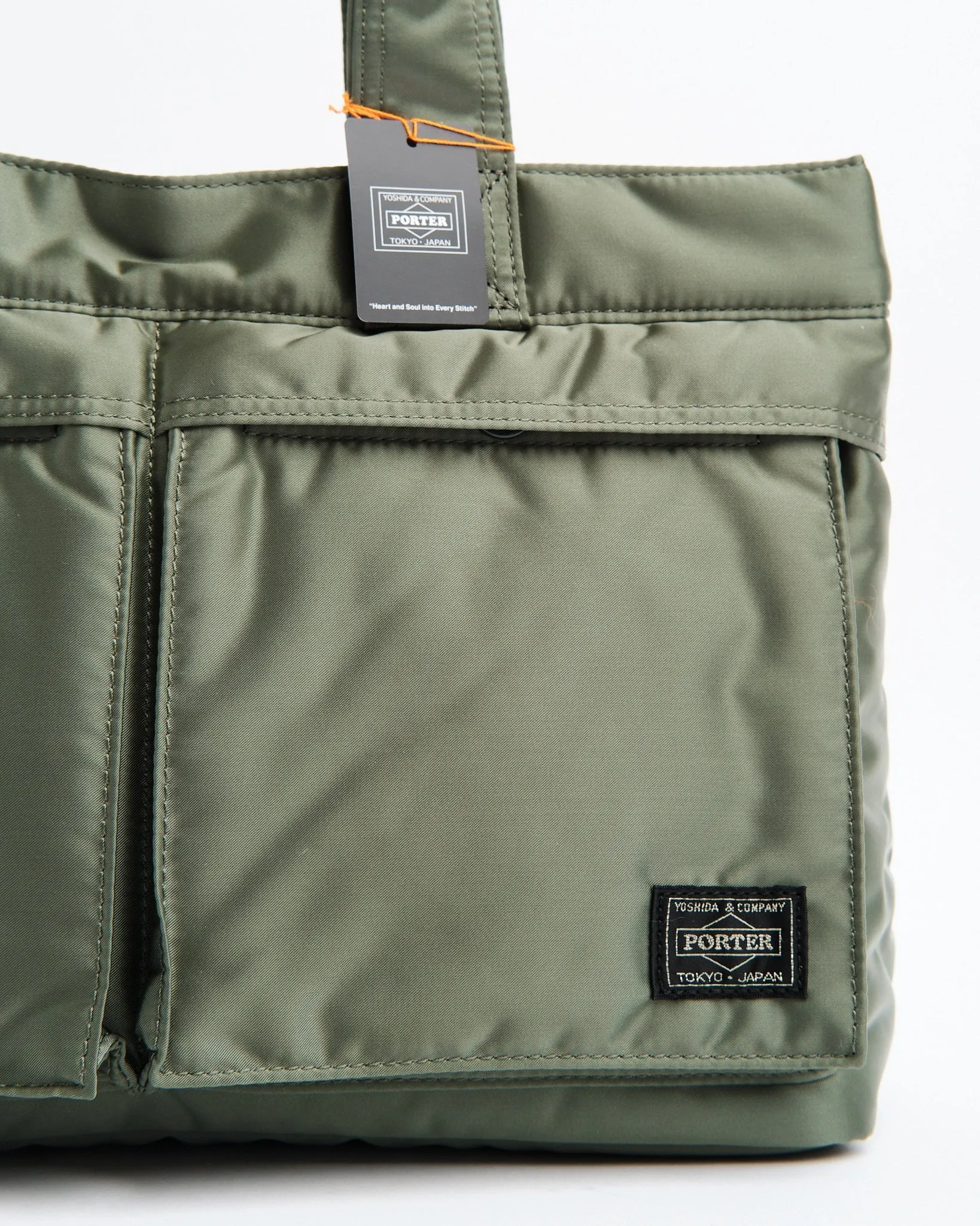 TANKER TOTE BAG SAGE GREEN