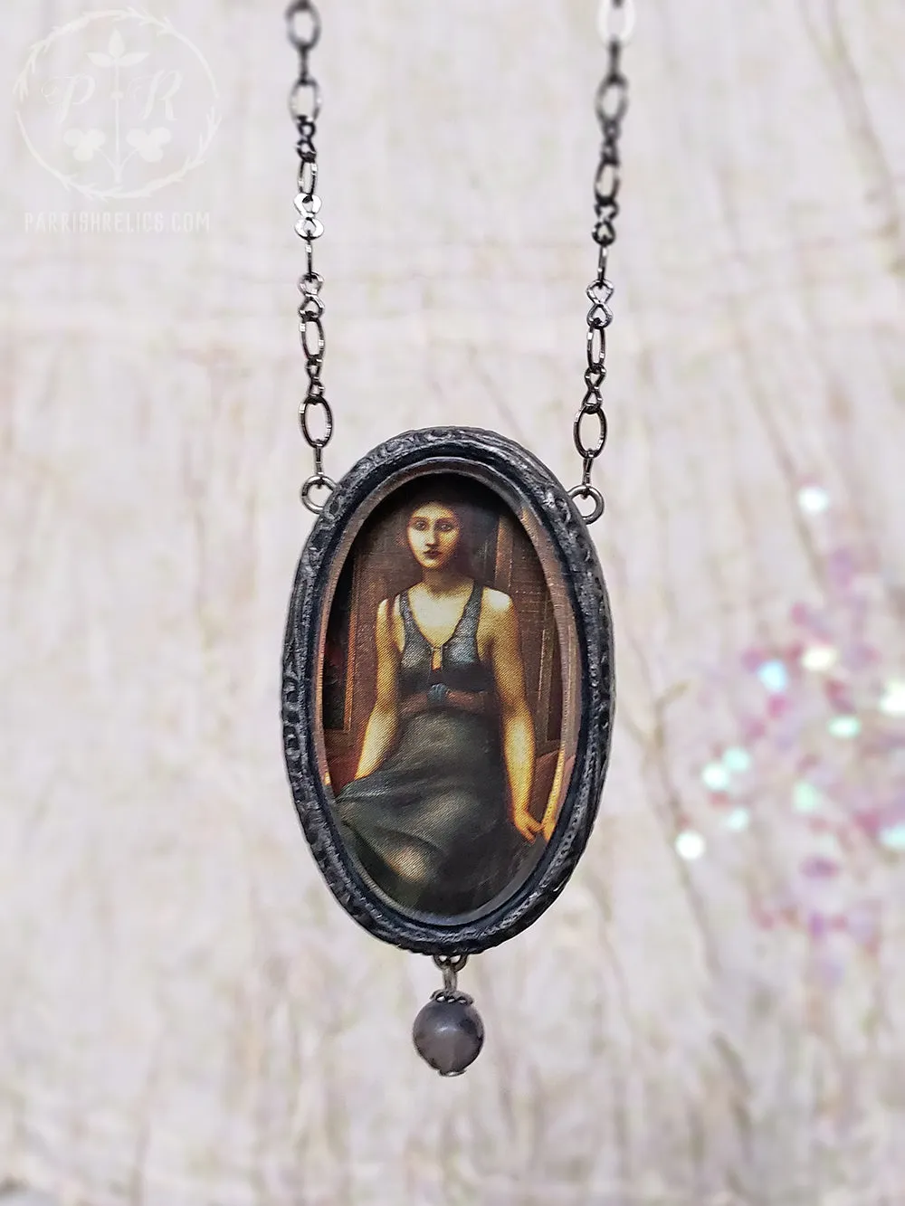 The Beggar Maid ~ Edward Burne-Jones Pictorial Shrine Amulet