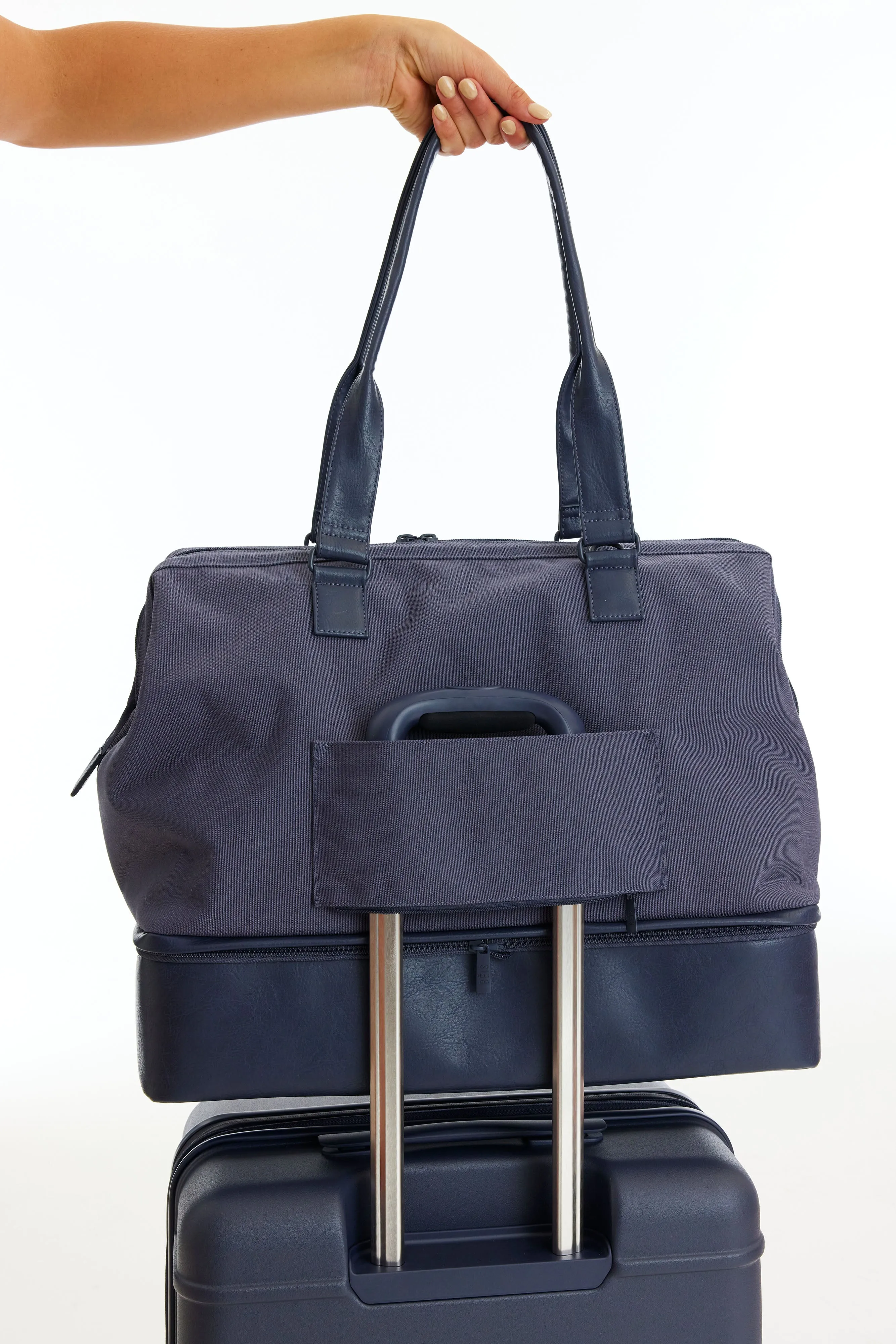 The Convertible Weekender in Navy