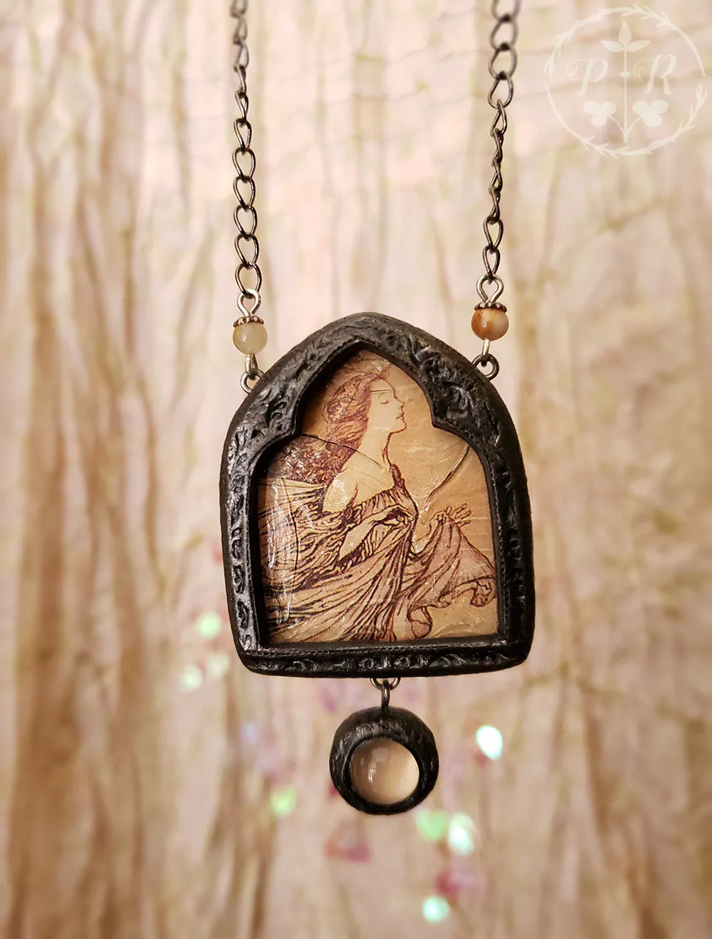 The Fairies Had Their Tiffs with the Birds ~ Pictorial Shrine Amulet