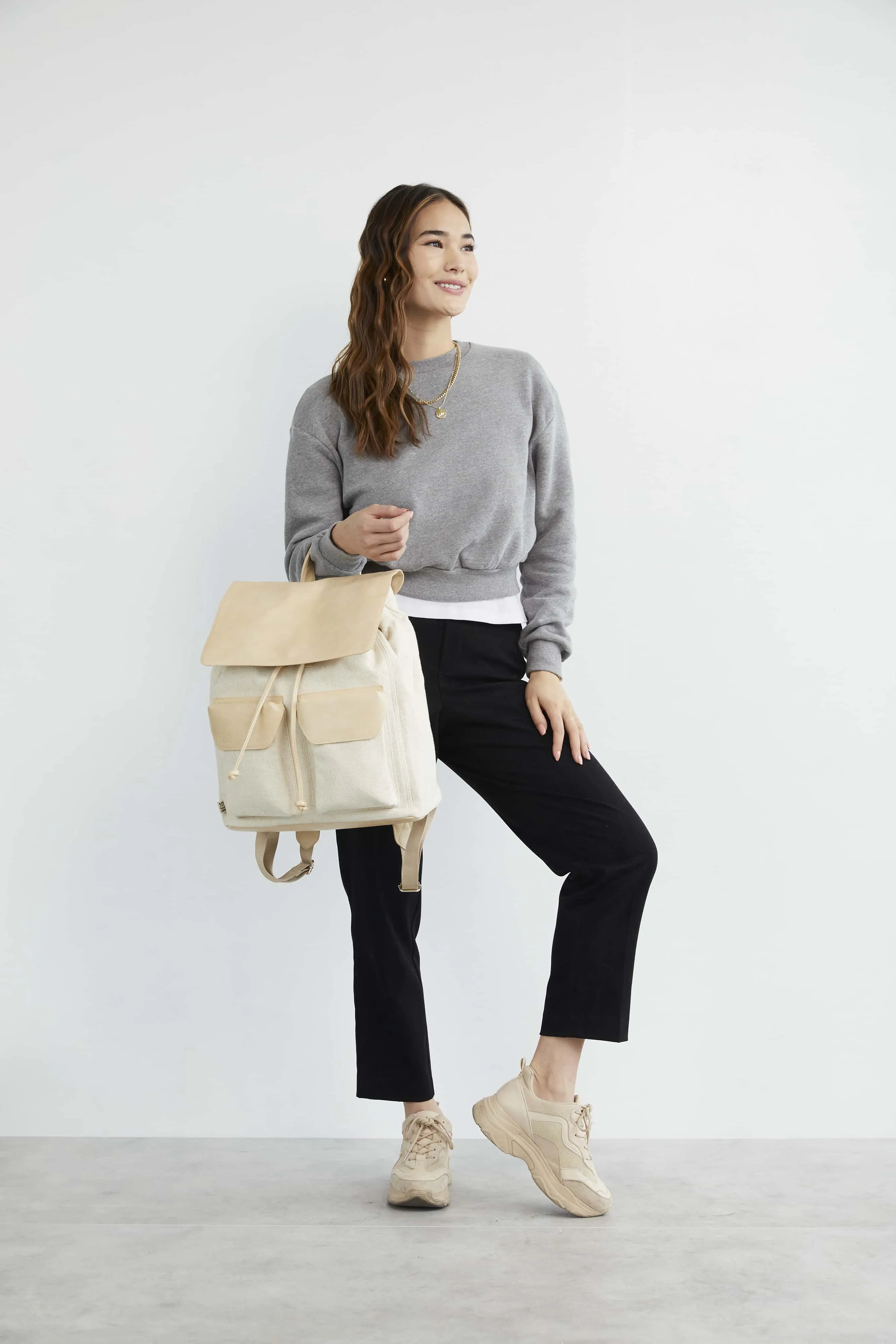 The Rucksack in Beige