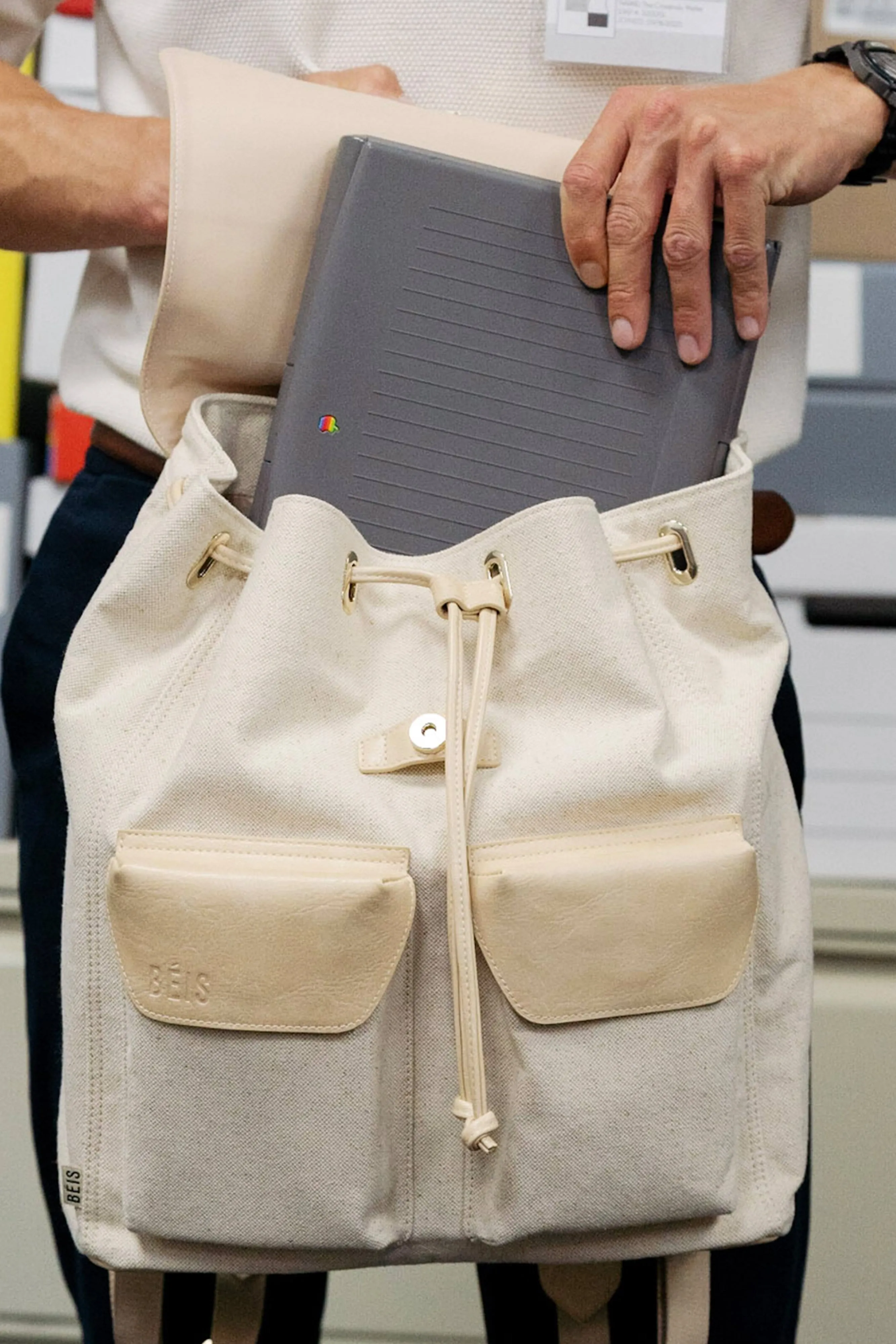 The Rucksack in Beige