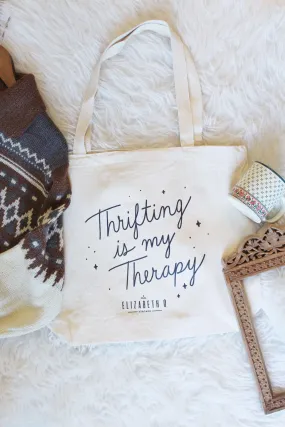 Thrifting is my Therapy Tote Bag