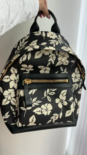 Tom Ford Floral Leather Backpack