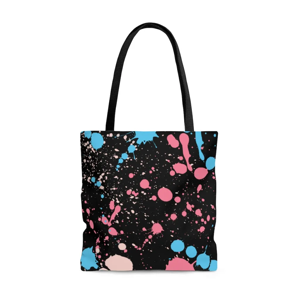 Trans Paint Splash Tote Bag