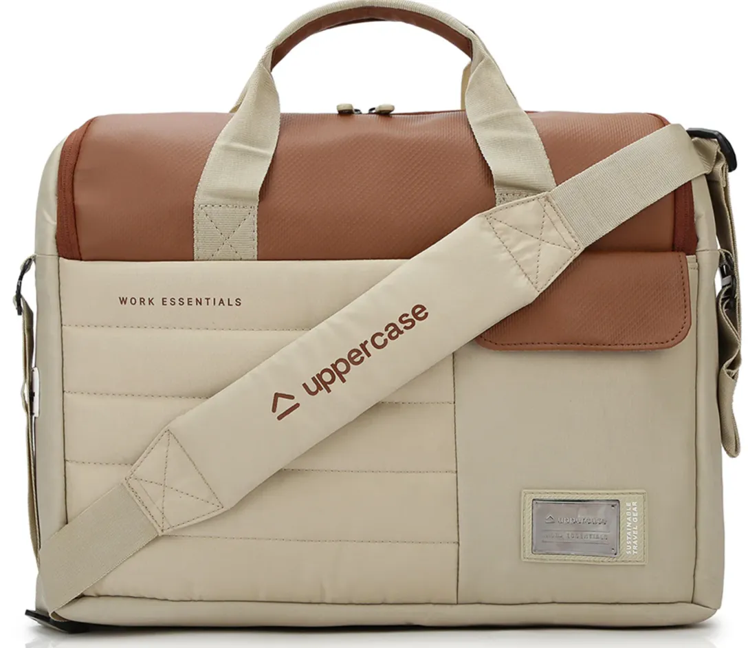 Uppercase Omega 03 Messenger Bag (Beige)