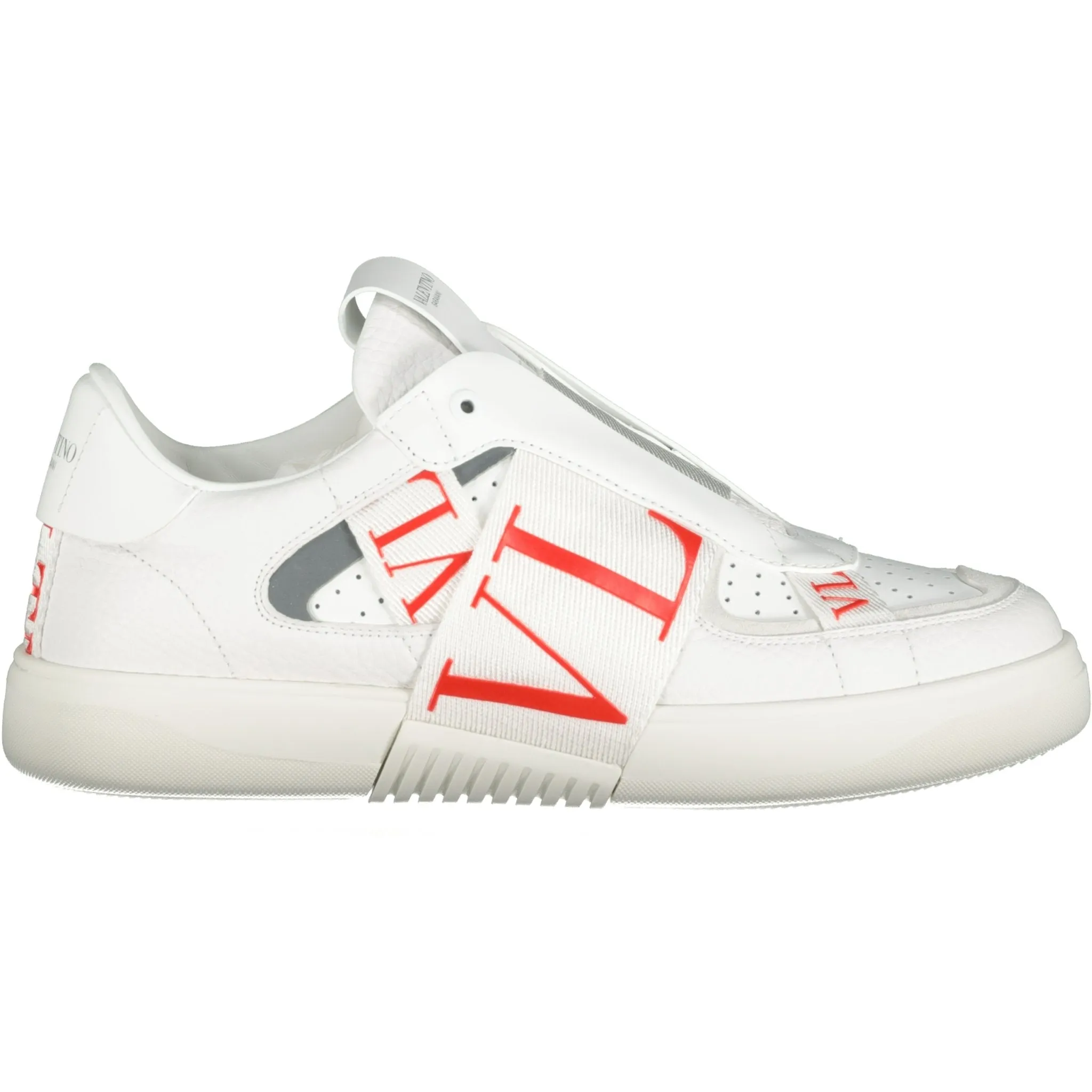 VALENTINO VLTN TRAINERS WHITE & RED