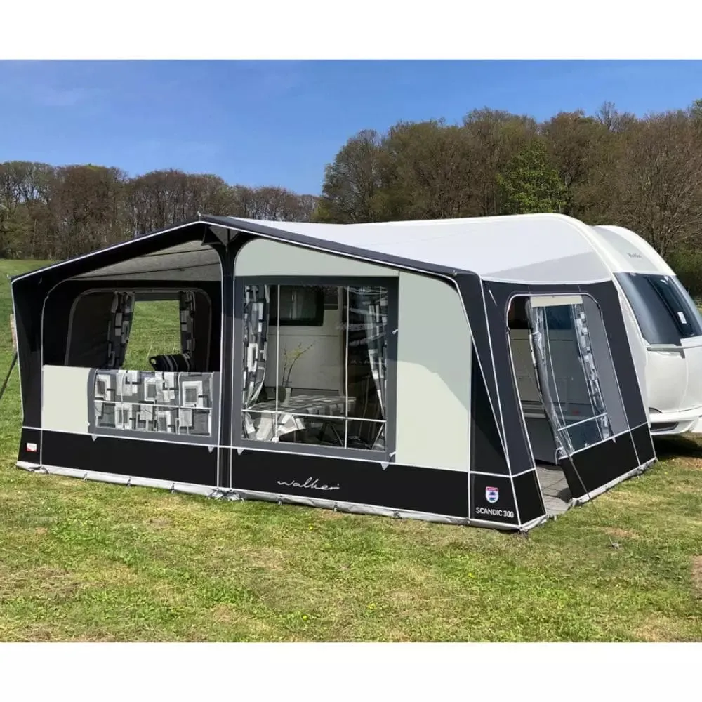 Walker Scandic 300 All Season Full Caravan Awning (2024)   Free Straps