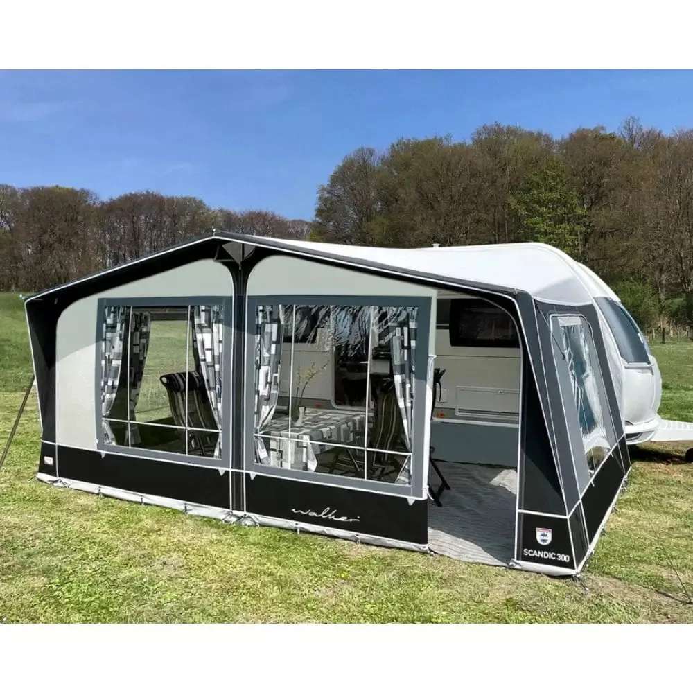 Walker Scandic 300 All Season Full Caravan Awning (2024)   Free Straps