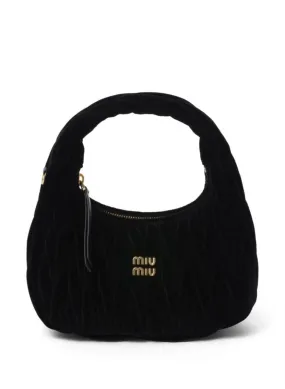 WANDER MATELASSÉ VELVET SHOULDER BAG