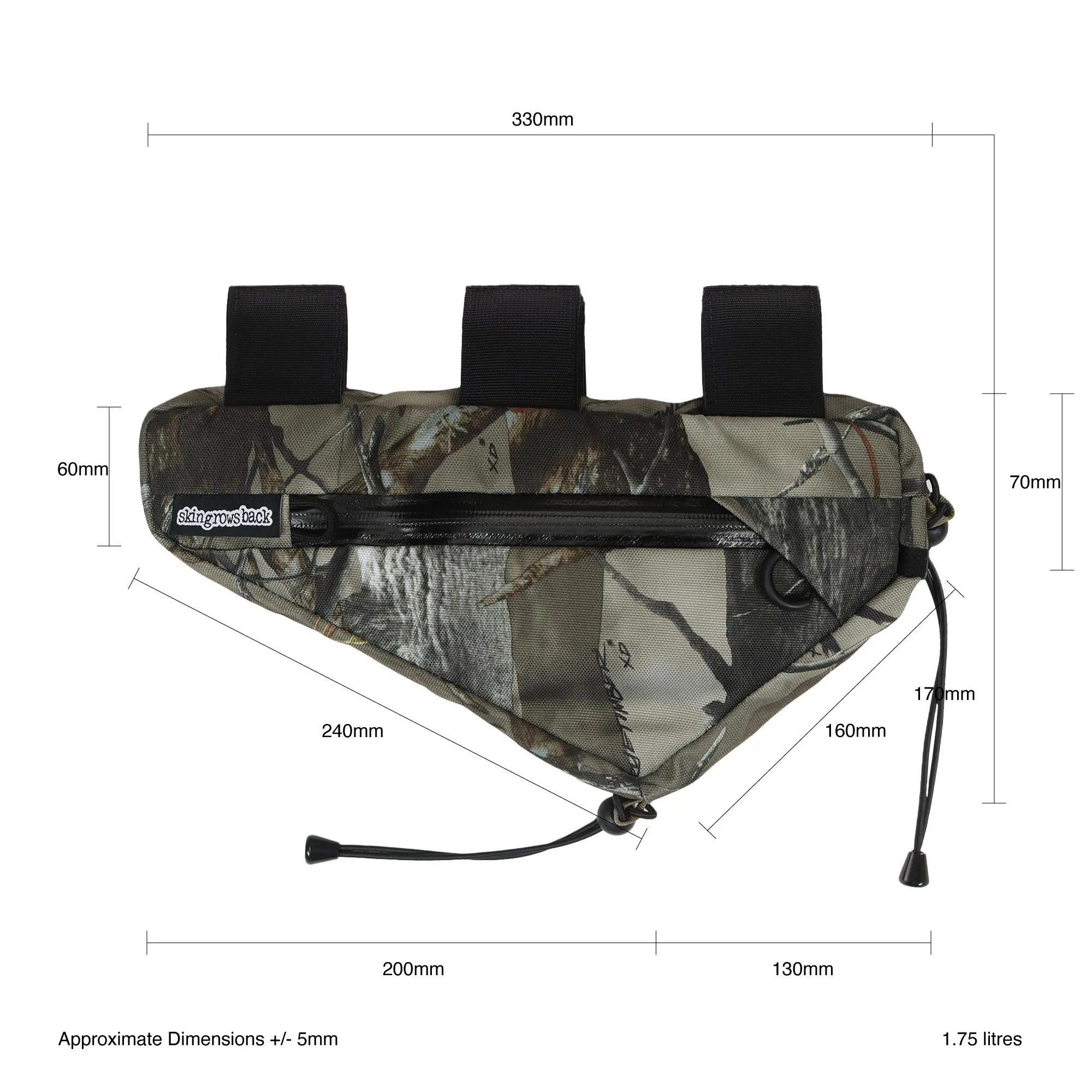 Wedge Frame Bag Forest