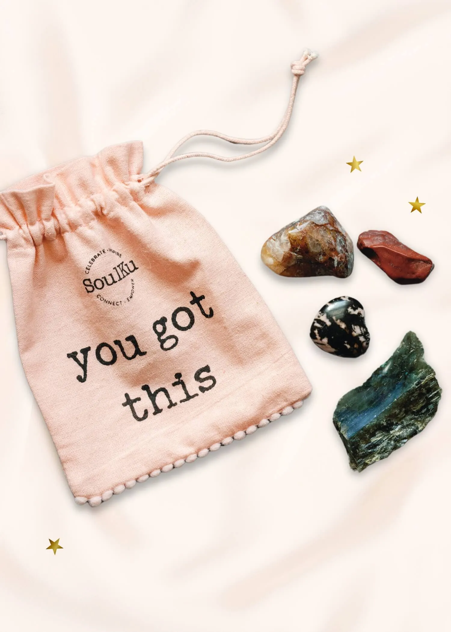 You Got This Gemstone Pouch